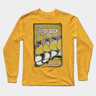 Tropon Nouveau style poster Long Sleeve T-Shirt